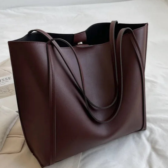 Schoudertas Donker Bruin