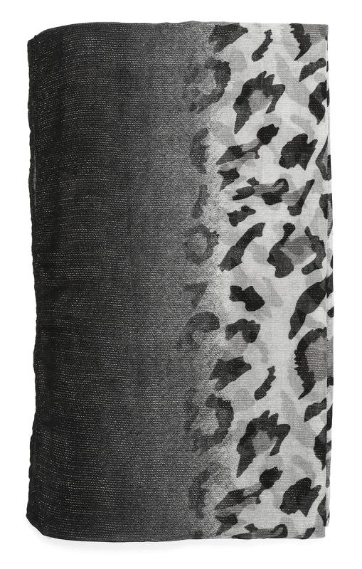 Dierenprint effen Grijs