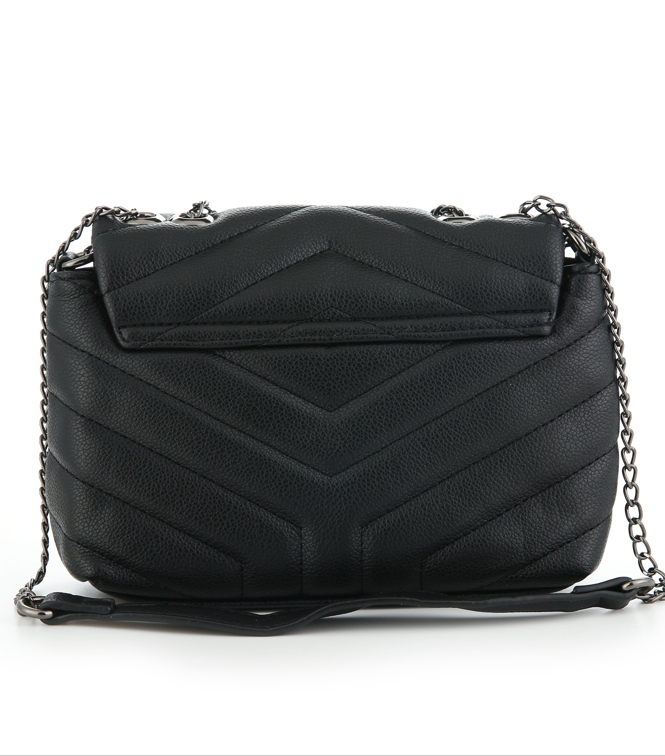 Gestikte schoudertas Zwart – Elegant & Comfortabel