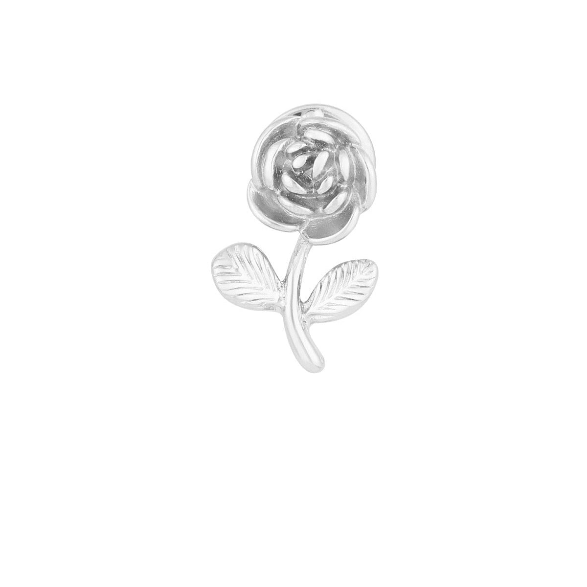 Broche Bloem Zilver