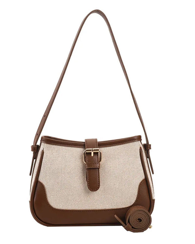 Schoudertas Beige Bruin