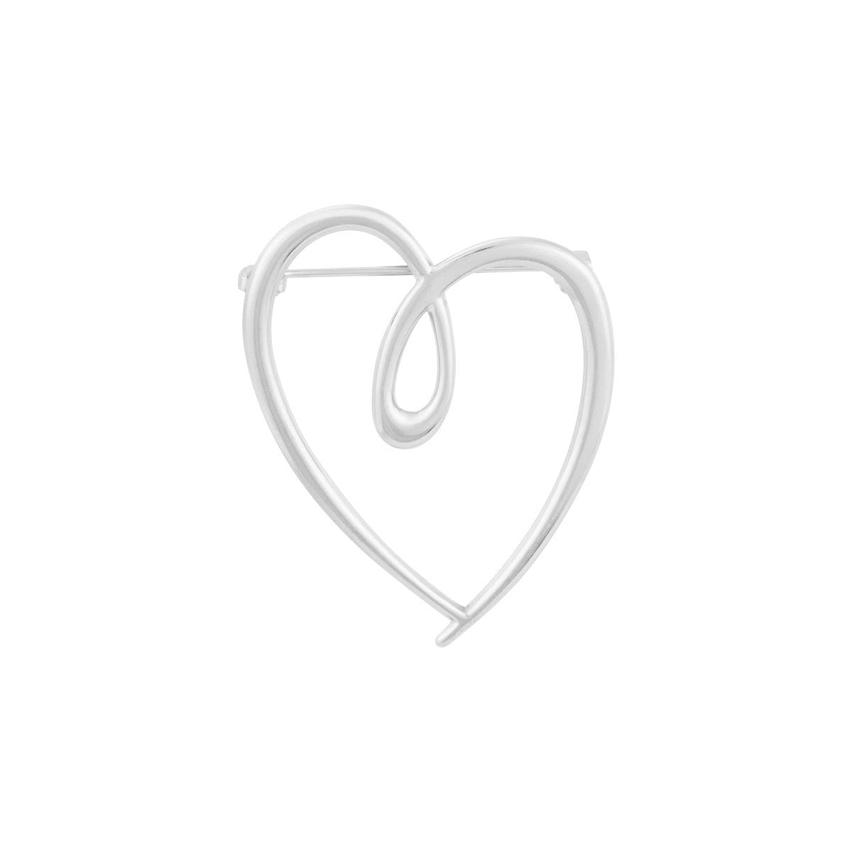 Broche Hart Zilver